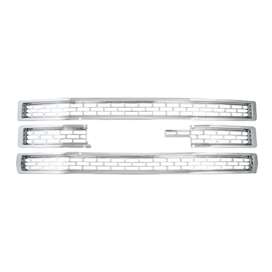 GI123 – COAST2COAST Grille Insert, Overlay 1 Piece With Emblem Cutout Chrome Plated ABS Plastic Also Use New Number I...